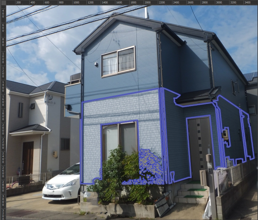 ２色⇒１色へのプロセス