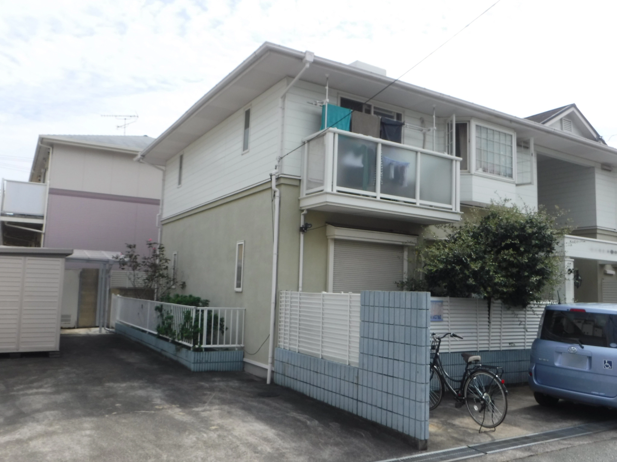 グラデーションを使って青空